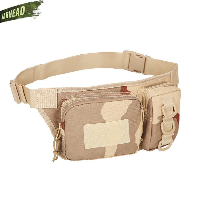 Tactical Waterproof Men Waist Pack Hiking nylon Waist Bag Outdoor Army Military