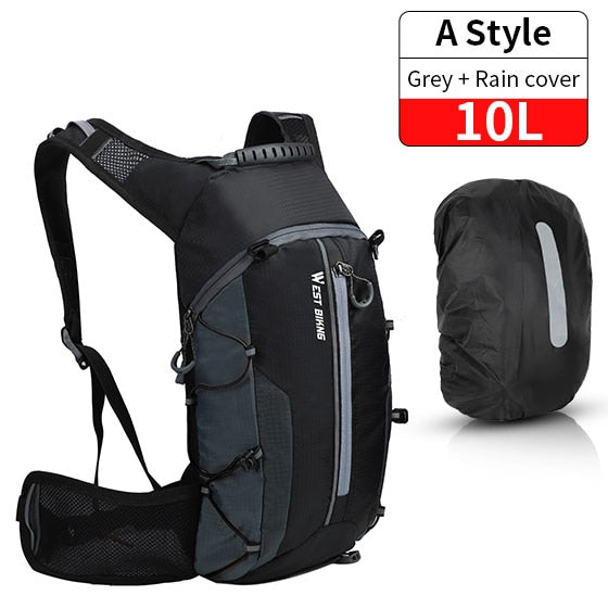 WEST BIKING Bike Bags Portable Waterproof Backpack 10L Cycling Water Bag Outdoor