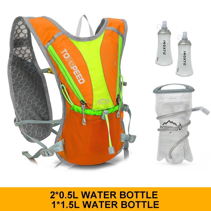 Running, cycling, trail running, hiking, marathon, ultra-light outdoor water bag backpack