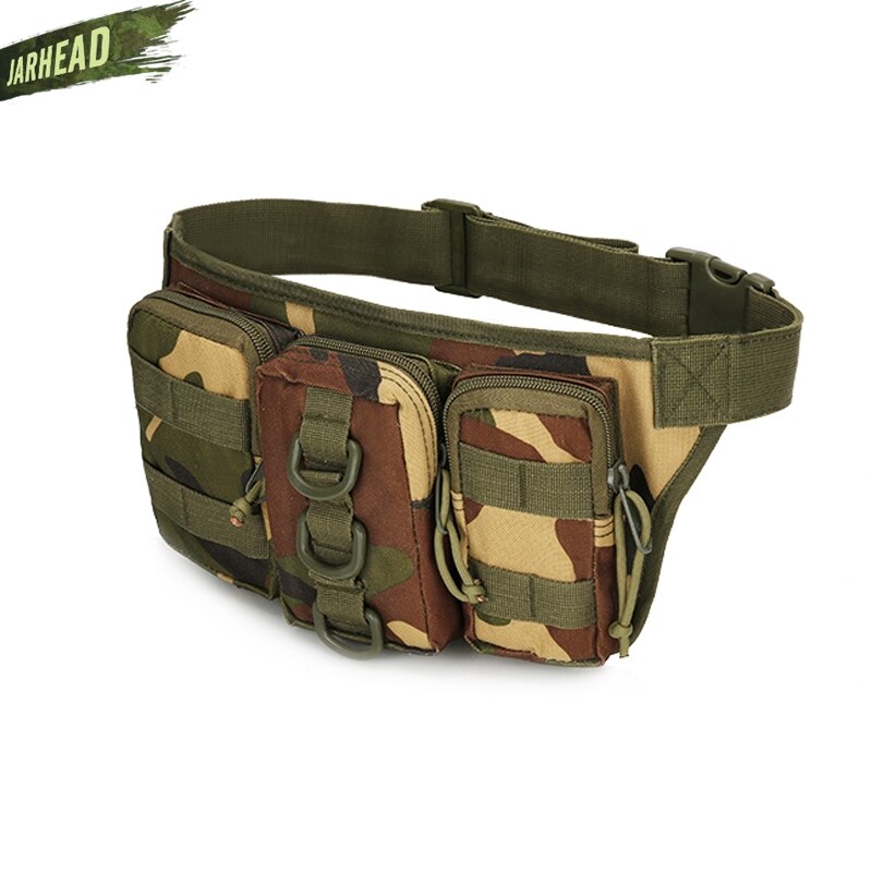 Tactical Waterproof Men Waist Pack Hiking nylon Waist Bag Outdoor Army Military