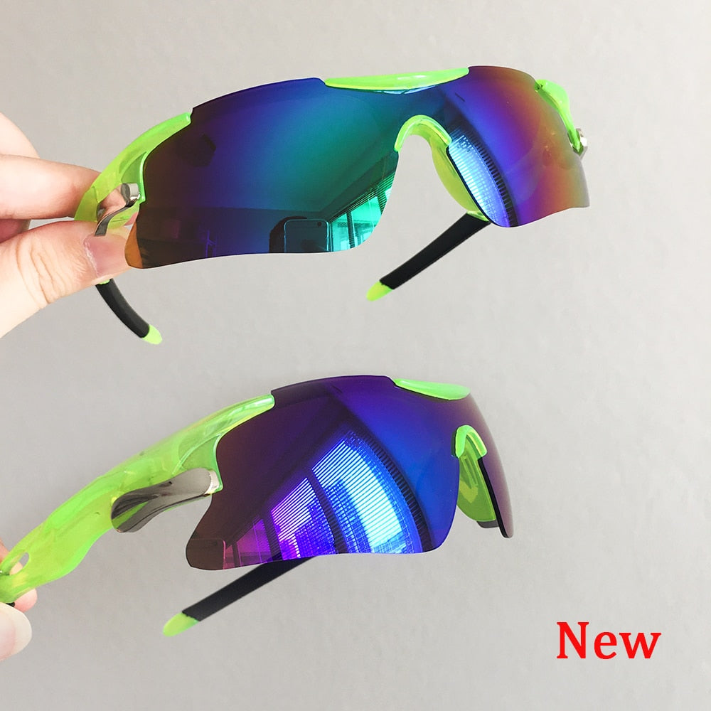 2021 New Outdoor Sport Cycling Eyewear Mountain Bike Bicycle Glasses UV400 Men Women