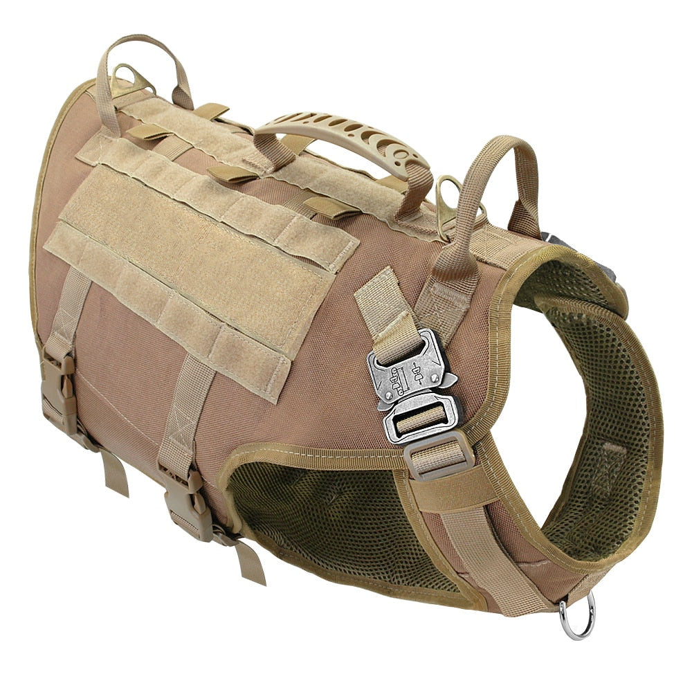 Tactical Dog Harness Military No Pull Pet Harness Vest For Medium Large Dogs Training