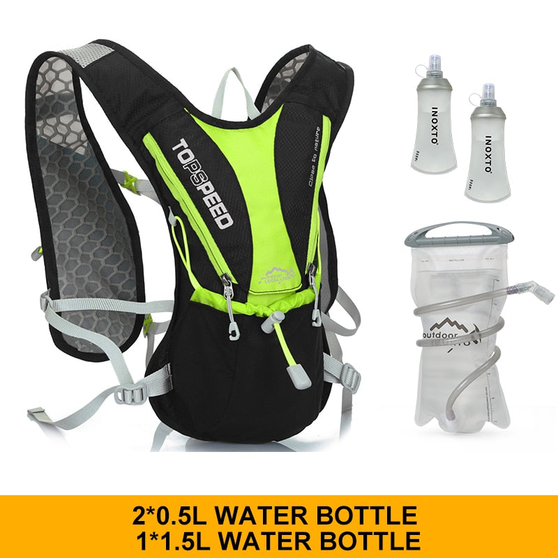 Running, cycling, trail running, hiking, marathon, ultra-light outdoor water bag backpack