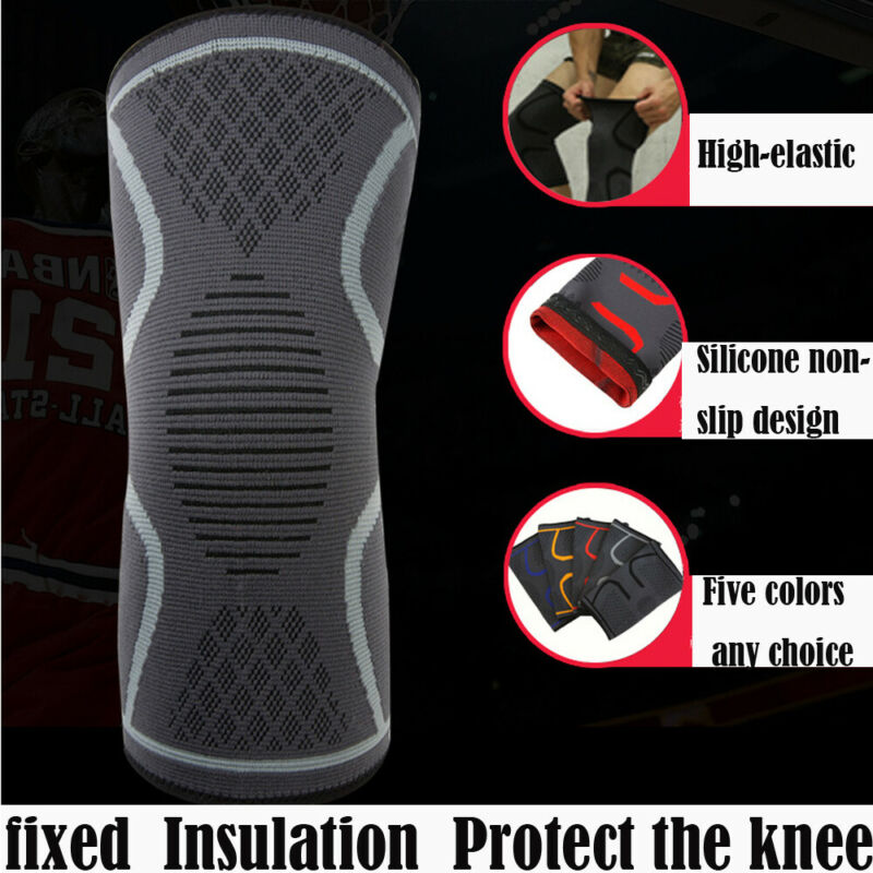 1PCS Elastic Sports Leg Knee Support Brace Wrap Protector Leg Compression Safety