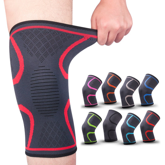 1pc Nylon Elastic Sports Knee Pads Breathable Support Knee Brace Running Fitness