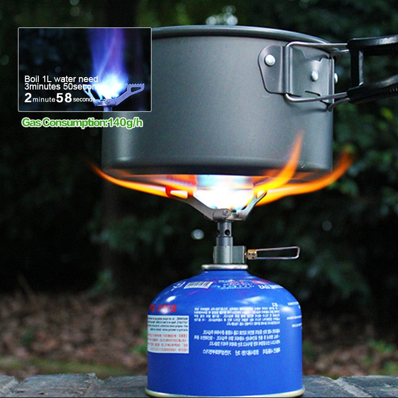 BRS Outdoor Portable Solo Titanium Camping Gas Stove 25g Lightweight Mini