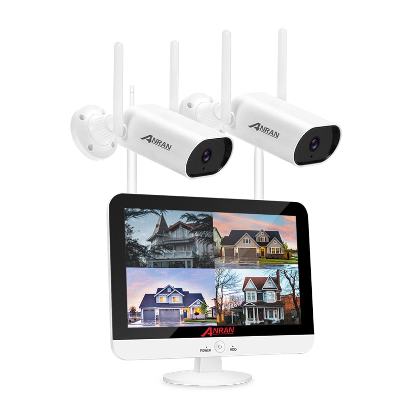 ANRAN 5MP H.265+ Ultra HD Video Security System Waterproof Outdoor Wireless