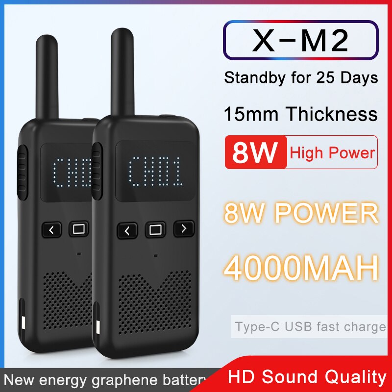 Walkie Talkie 2PCS KSUN M3 Two Way Radio Portable Radios Comunicador Transceiver