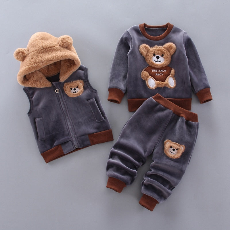 Fashion Baby Boys Clothes Autumn Winter Warm Baby Girls Clothes