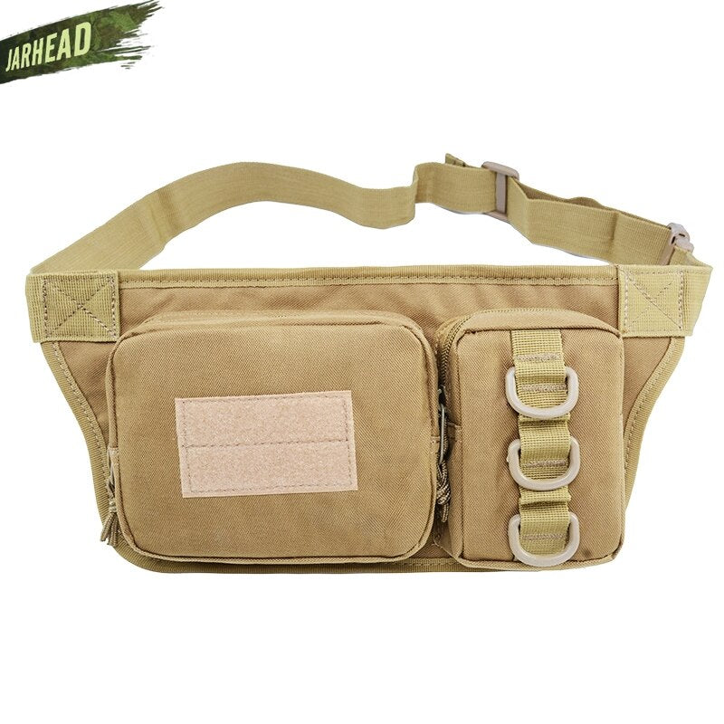 Tactical Waterproof Men Waist Pack Hiking nylon Waist Bag Outdoor Army Military