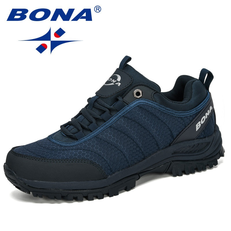 BONA New Arrival Hiking Shoes Man Mountain Climbing Shoes Trainer Footwear Men