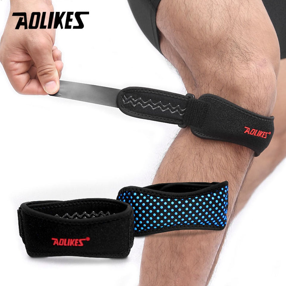 AOLIKES 1PCS Adjustable Knee Pad Knee Pain Relief Patella Stabilizer Brace Support