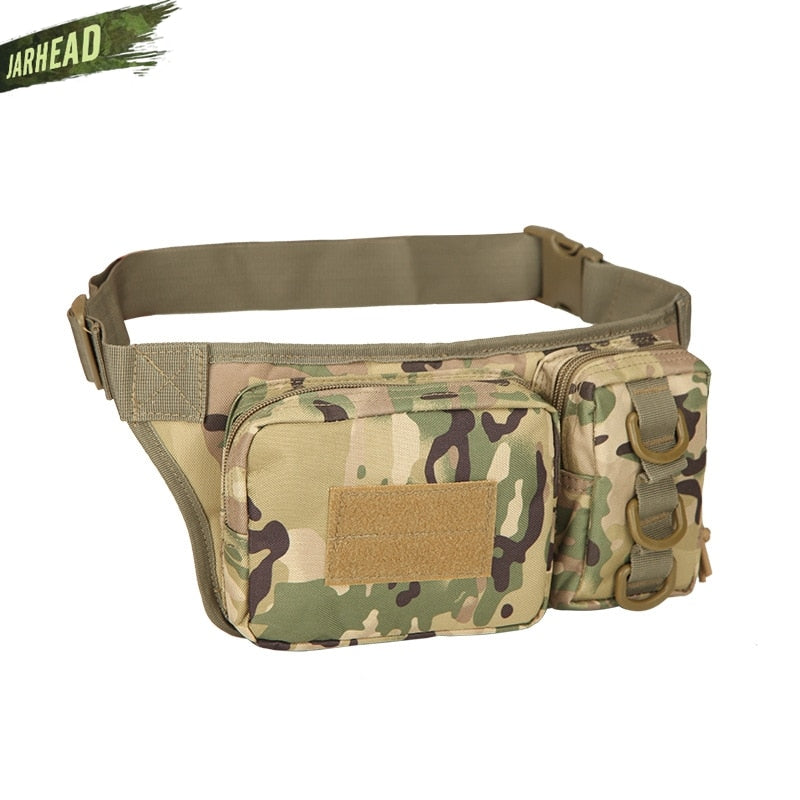 Tactical Waterproof Men Waist Pack Hiking nylon Waist Bag Outdoor Army Military