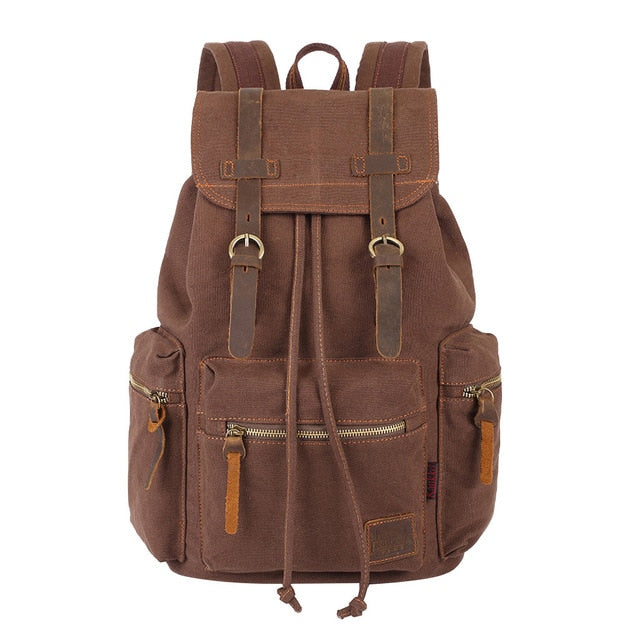 vintage canvas Backpacks Men And Women Bags Travel Students Casual