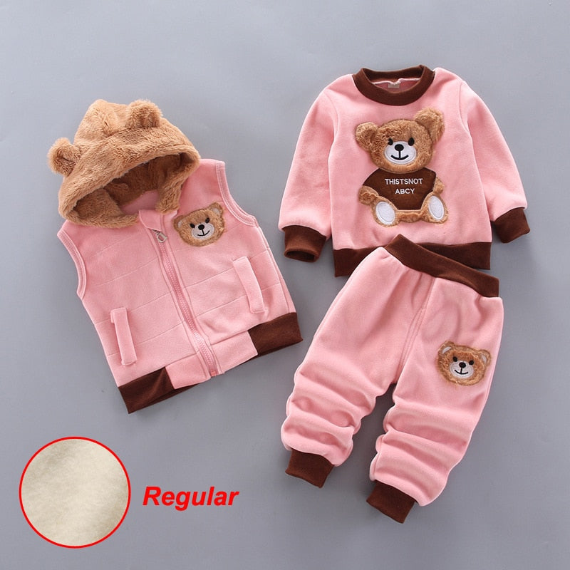 Fashion Baby Boys Clothes Autumn Winter Warm Baby Girls Clothes