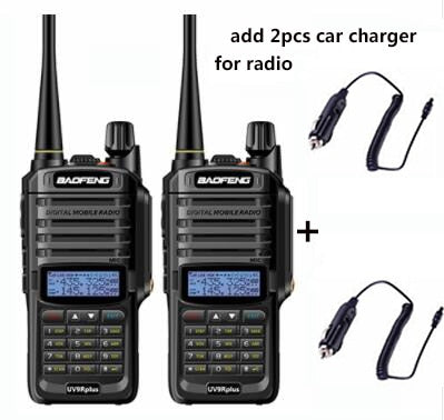 1/2pcs High power 10W 4800mah BaoFeng UV-9R plus  two way radio VHF UHF