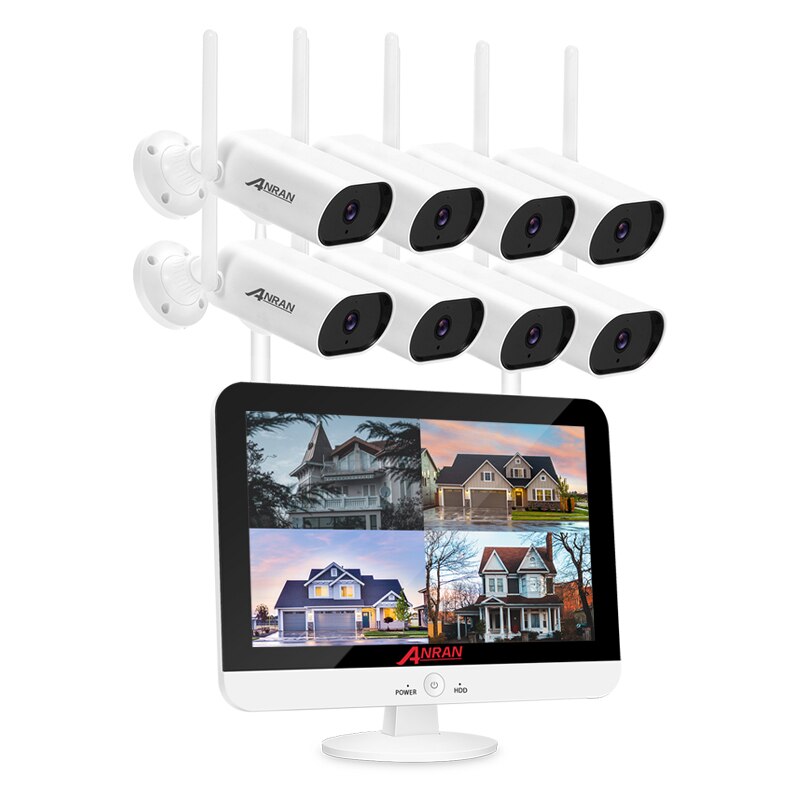 ANRAN 5MP H.265+ Ultra HD Video Security System Waterproof Outdoor Wireless