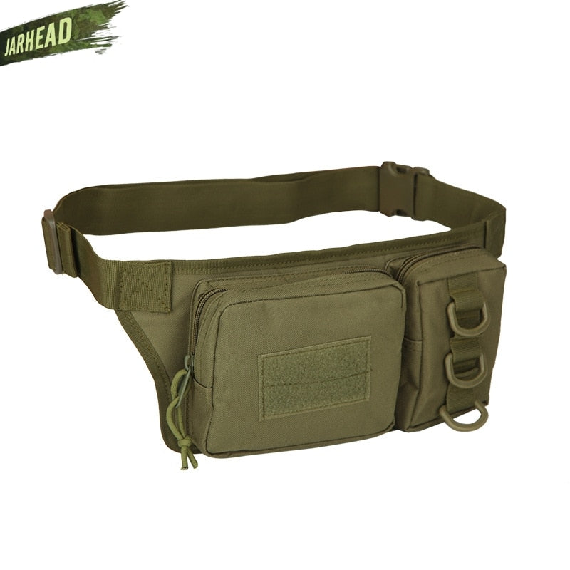 Tactical Waterproof Men Waist Pack Hiking nylon Waist Bag Outdoor Army Military