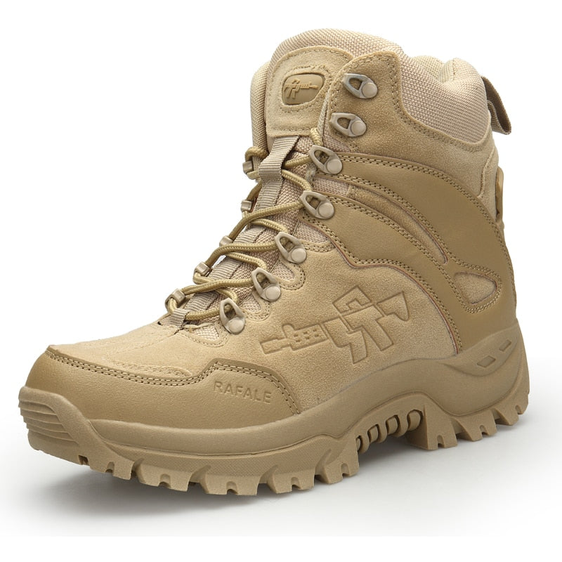 Brand Men Military Boots Outdoor Hiking boots Non-slip rubber Boots Tactical Desert