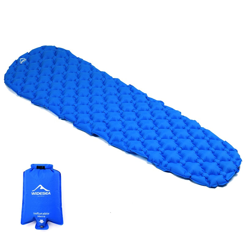 Widesea Camping Inflatable Mattress In Tent Folding Camp Bed  Sleeping Pad