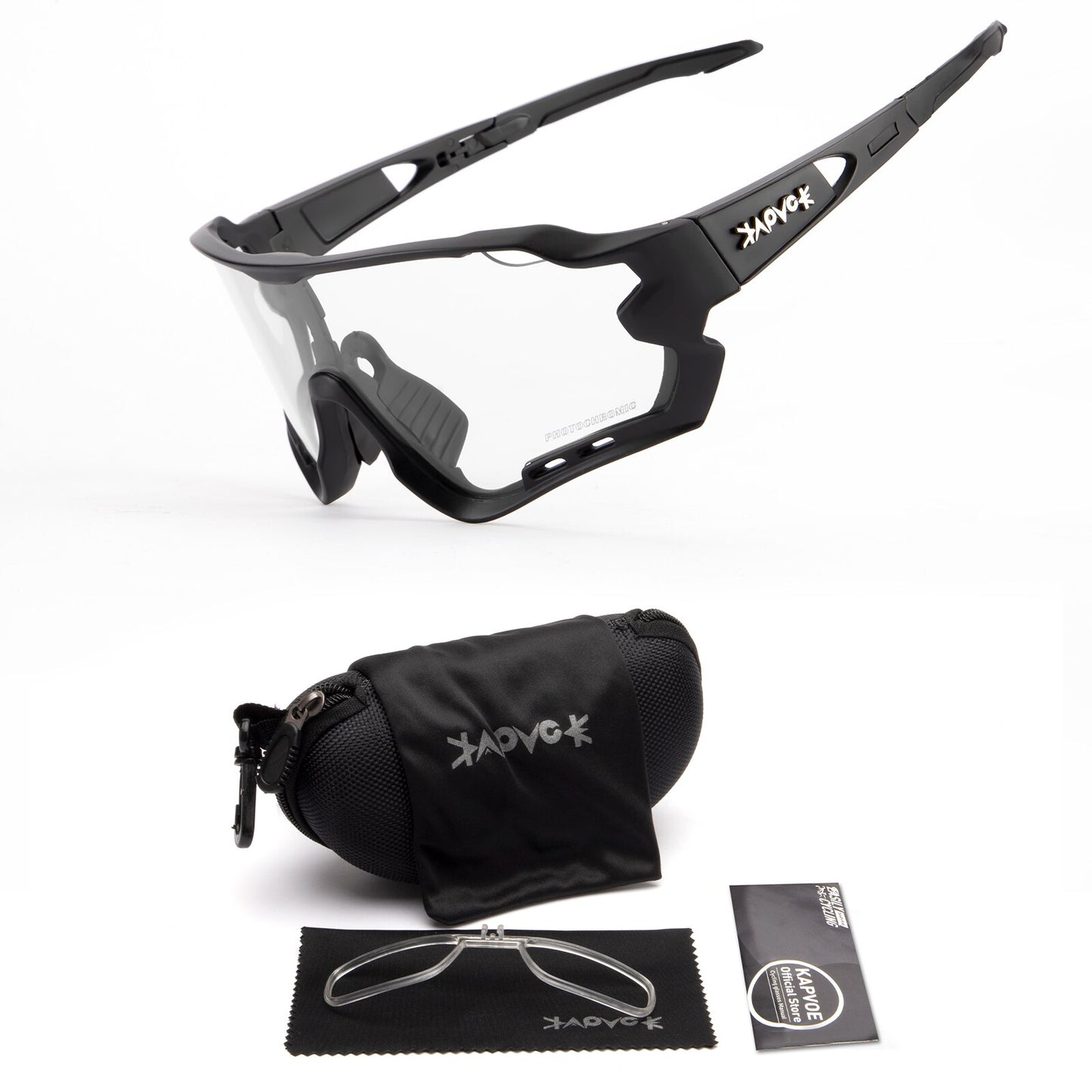 Men/Women Photochromic 1 Lens Cycling Sunglasses outdoor Sport Bike Cycling Eyewear