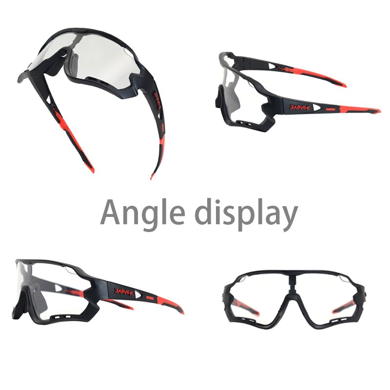 Men/Women Photochromic 1 Lens Cycling Sunglasses outdoor Sport Bike Cycling Eyewear