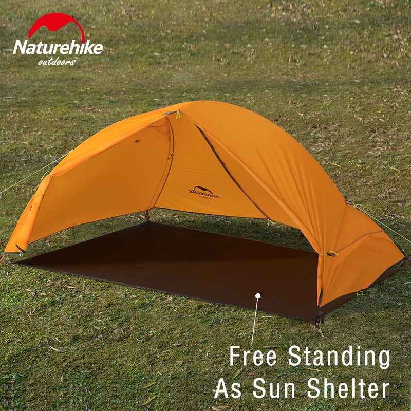 Naturehike Cycling Tent 1 Person Ultralight Backpacking Tent Double Layer Fishing Beach