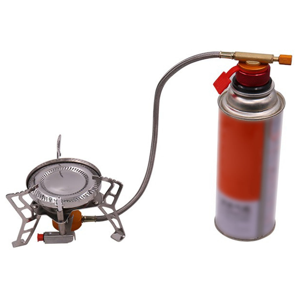 4600W Camping Gas Stove Outdoor Backpacking Picnic Hiking Tourist Burner Strong Fire