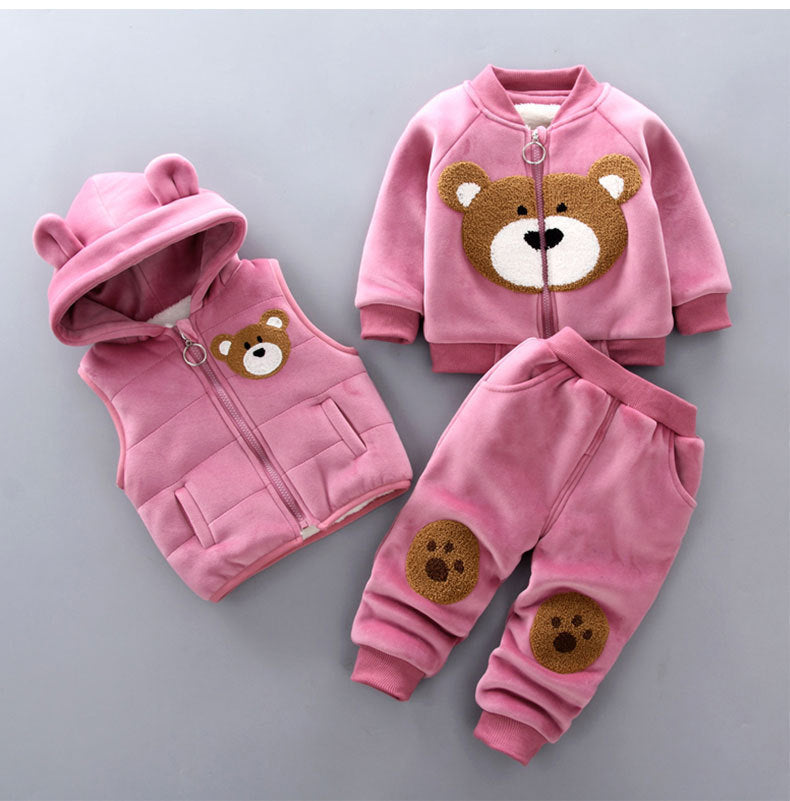 Fashion Baby Boys Clothes Autumn Winter Warm Baby Girls Clothes