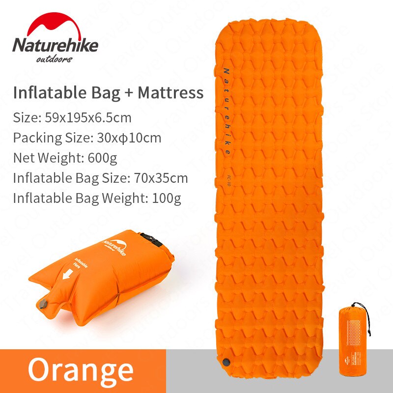 Naturehike Outdoor Camping Mat Inflatable Bag Inflatable Tent Sleeping