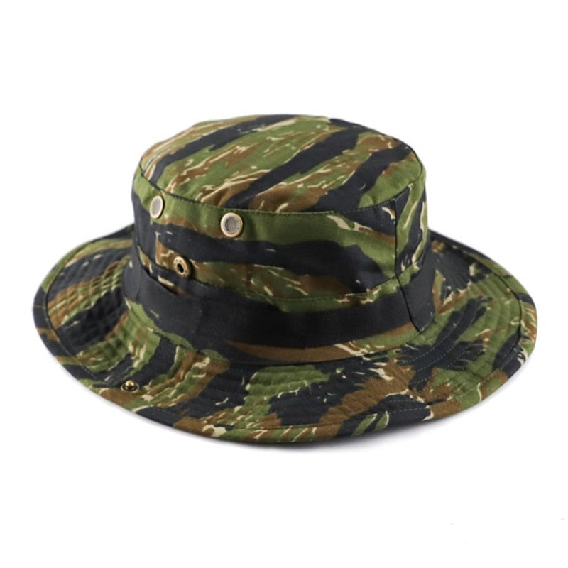 US Army Camouflage BOONIE HAT Thicken Military Tactical Cap Hunting Hiking Climbing