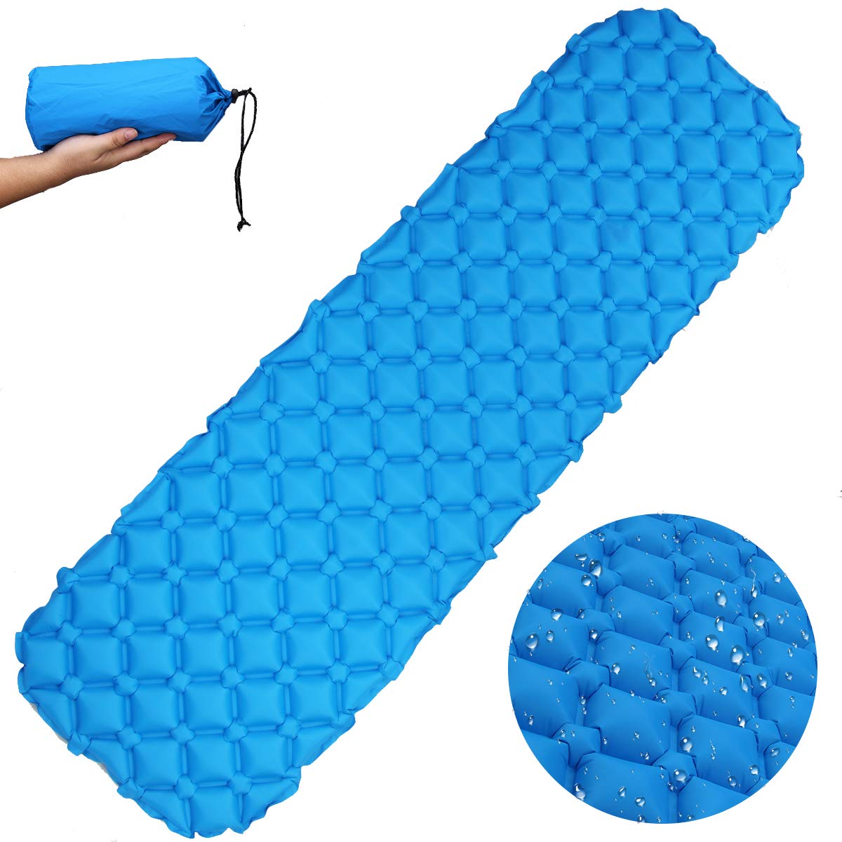 Ultralight Camping Sleeping Pad Inflatable Camping Mat Pad for Backpacking