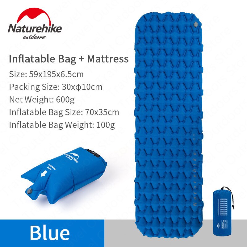 Naturehike Outdoor Camping Mat Inflatable Bag Inflatable Tent Sleeping