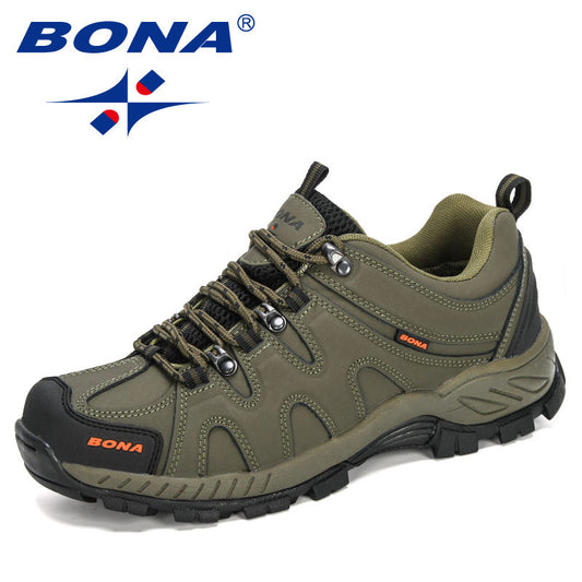 BONA New Arrival Classics Style Men Hiking Shoes Lace Up Men Sport Shoes