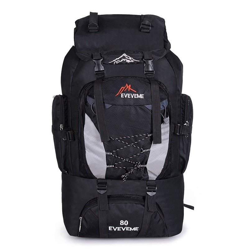 Men&#39;s 80L Large Waterproof Climbing Hiking Backpack Camping Mountaineering