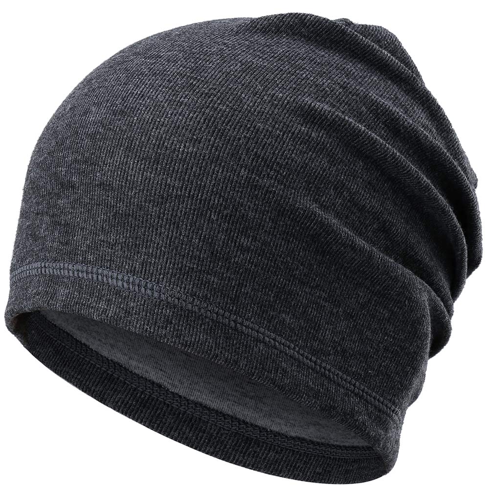 Winter Thin Hat Thermal Warm Cap Running Sports Soft Stretch Hats Fishing