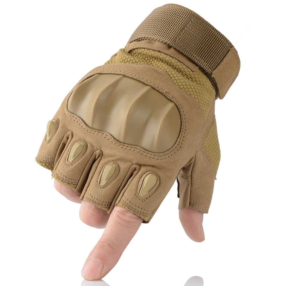 Touch Screen PU Leather Tactical Gloves Army Military Combat Airsoft Hiking Cycling