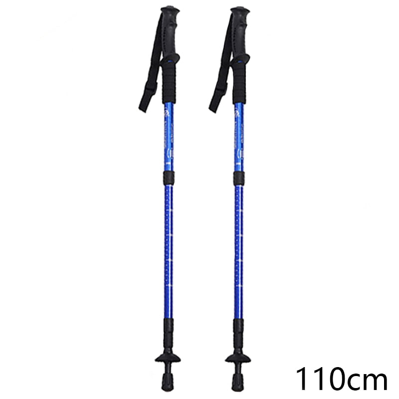 Trekking Poles Telescopic Walking Sticks Hiking Camping Climbing Sticks Nordic Walking