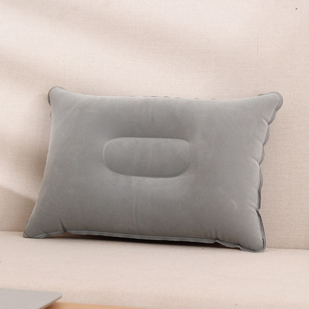 Portable Soft Ultralight Inflatable PVC Nylon Air Pillow Sleep Cushion