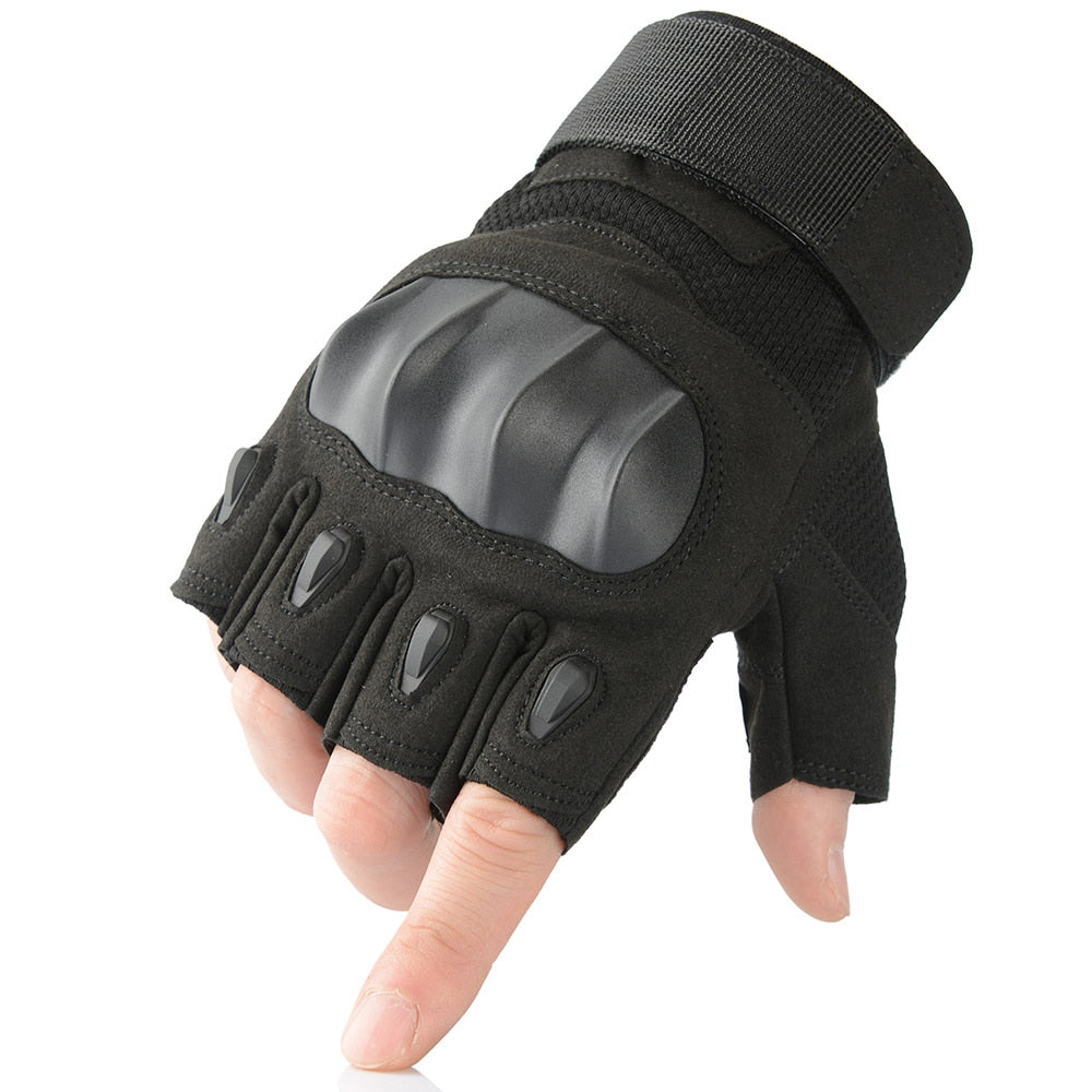 Touch Screen PU Leather Tactical Gloves Army Military Combat Airsoft Hiking Cycling