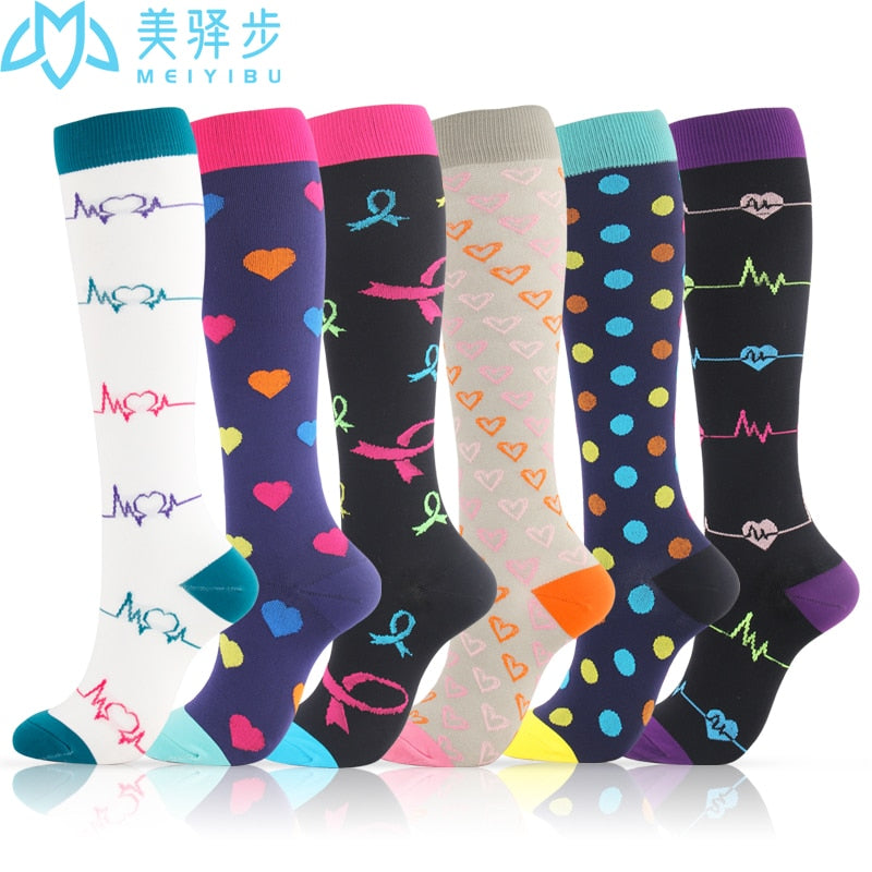 Men Women Compression Socks Fit For Sports Compression Socks For Anti Fatigue