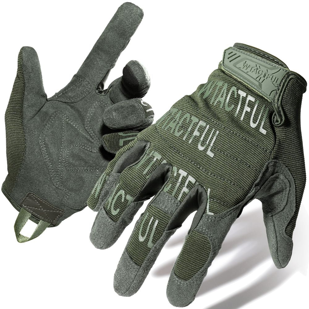 Men Tactical Gloves Shockproof Camo Airsoft Full Finger Glove Military Hiking Mittens