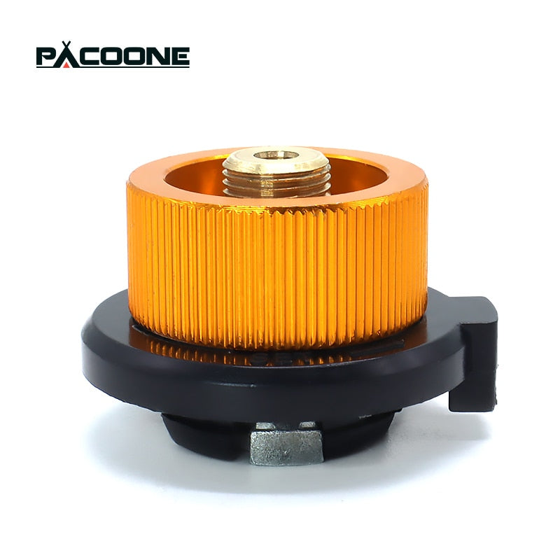 PACOONE Windproof Camp Stove Camping Gas Stove Portable Collapsible Stove Burner