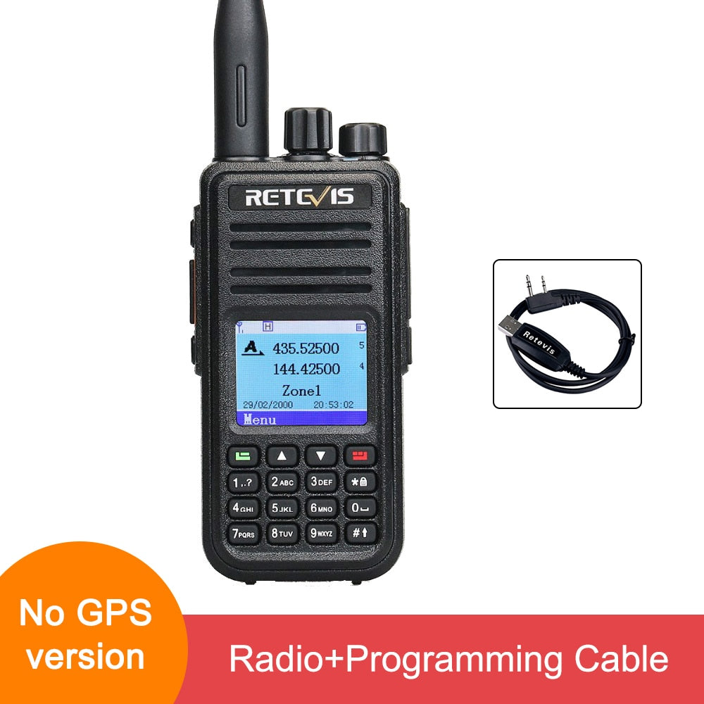 Retevis RT3S DMR Digital Walkie Talkie Ham Radio Stations Walkie-talkies Professional