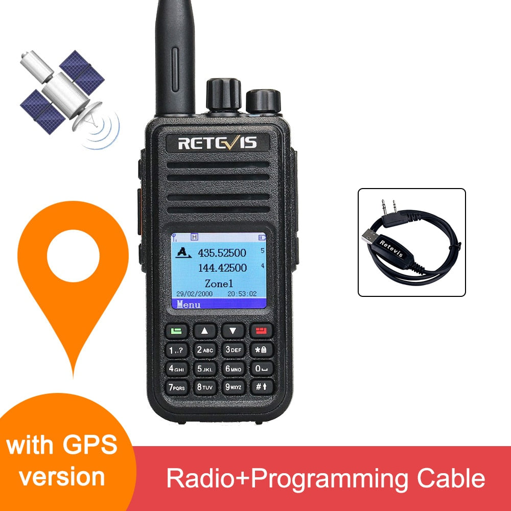 Retevis RT3S DMR Digital Walkie Talkie Ham Radio Stations Walkie-talkies Professional