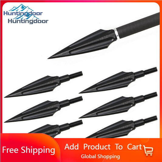 High Quality 3/6/12/24pcs Carbon Steel Arrowheads Archery Broadheads Hunting Arrow