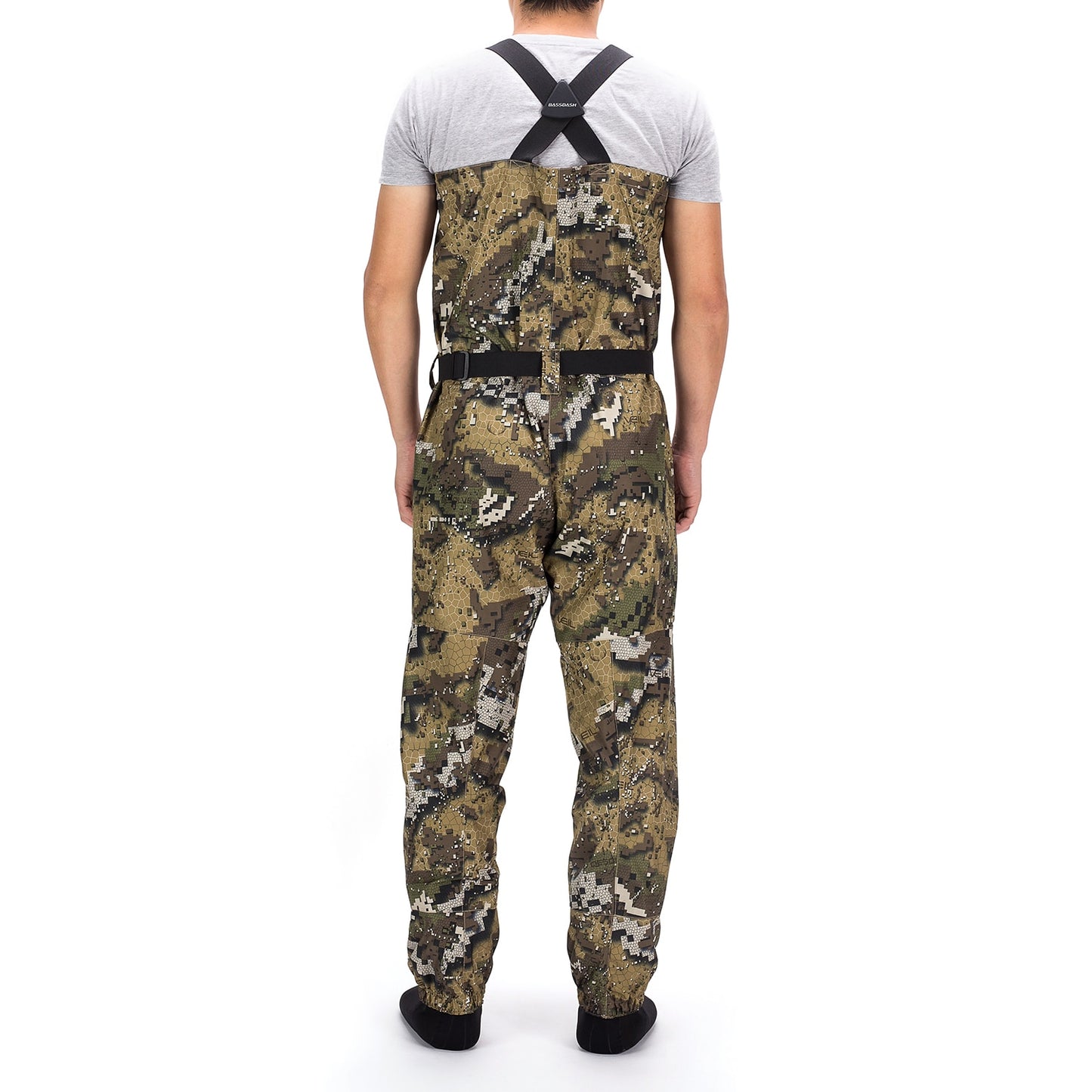 Bassdash Veil Camo Chest Stocking Foot and Boot Foot Fishing Hunting Waders for Men