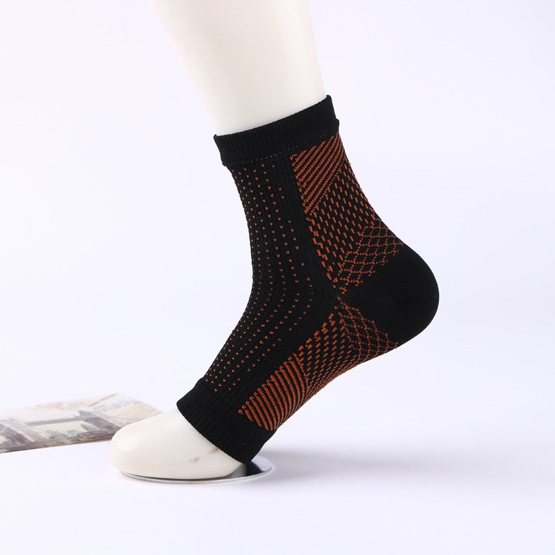 Size S-2XL Comfort Foot Anti Fatigue Anklets Compression Sleeve Relieve Swelling Women