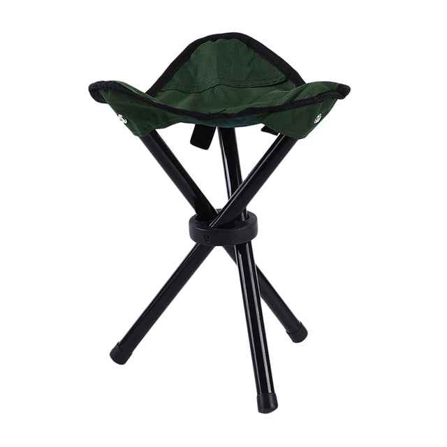 Folding Small Stool Fishing Chair Picnic Camping Chair Foldable Aluminium Cloth Outdoor