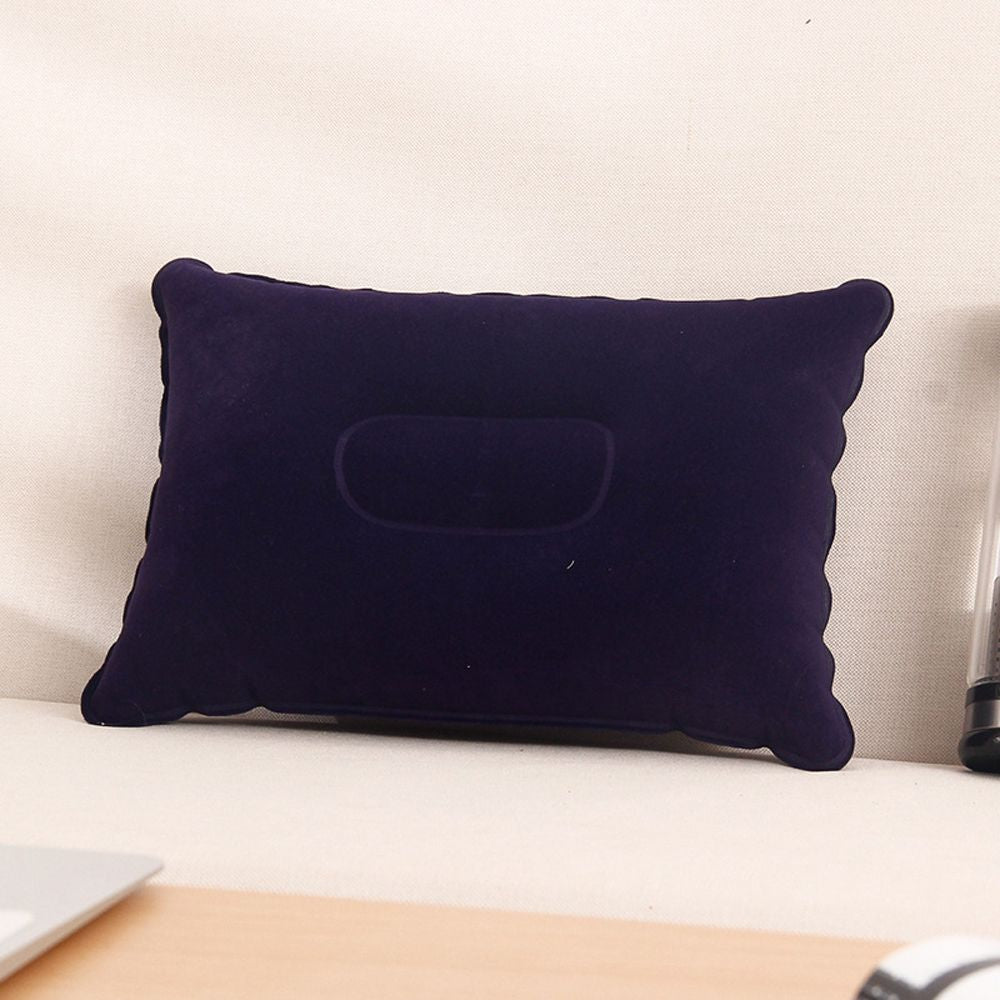 Portable Soft Ultralight Inflatable PVC Nylon Air Pillow Sleep Cushion